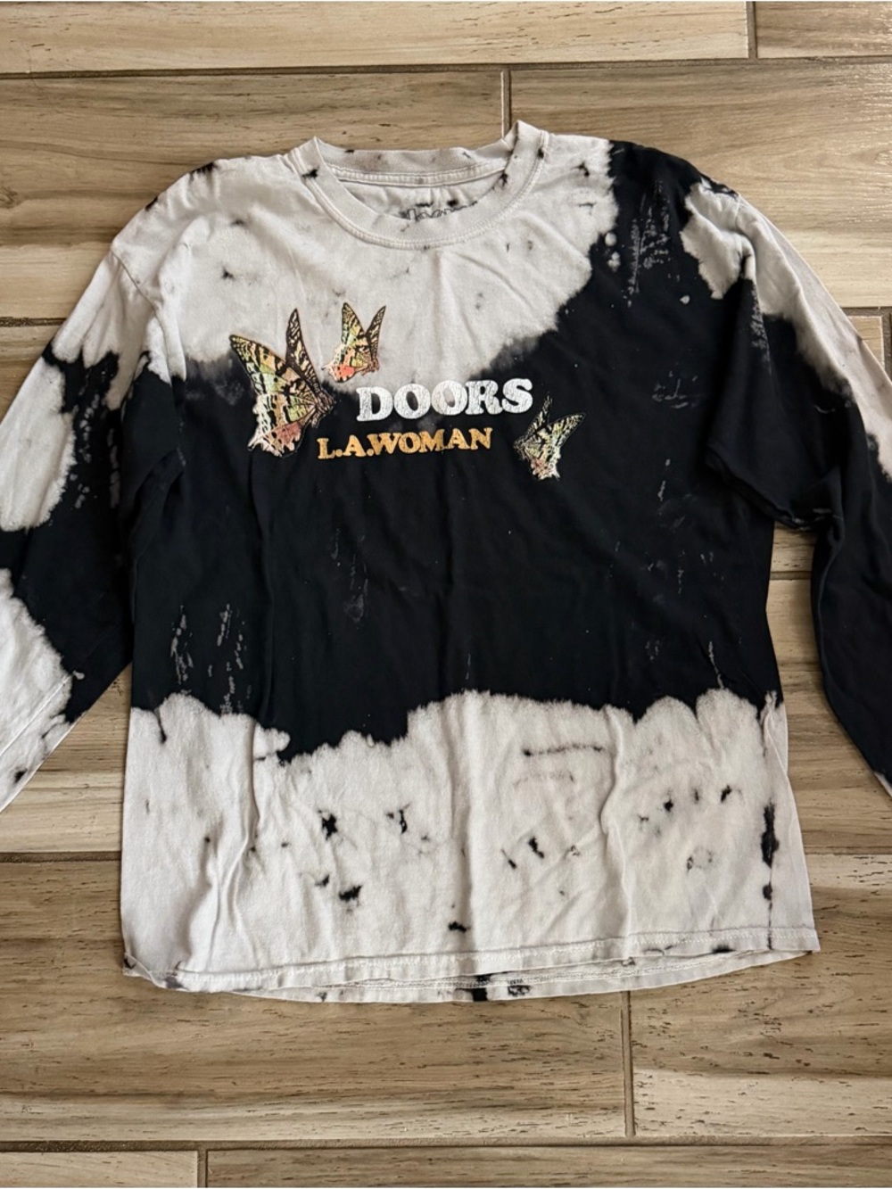 The Doors LA Woman Tye Dye Womens Long Sleeve Tee
